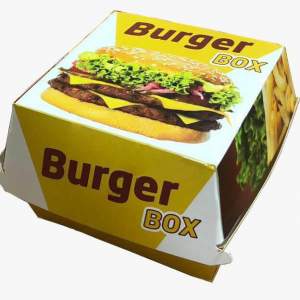 hamburger kutusu baskılı küçük